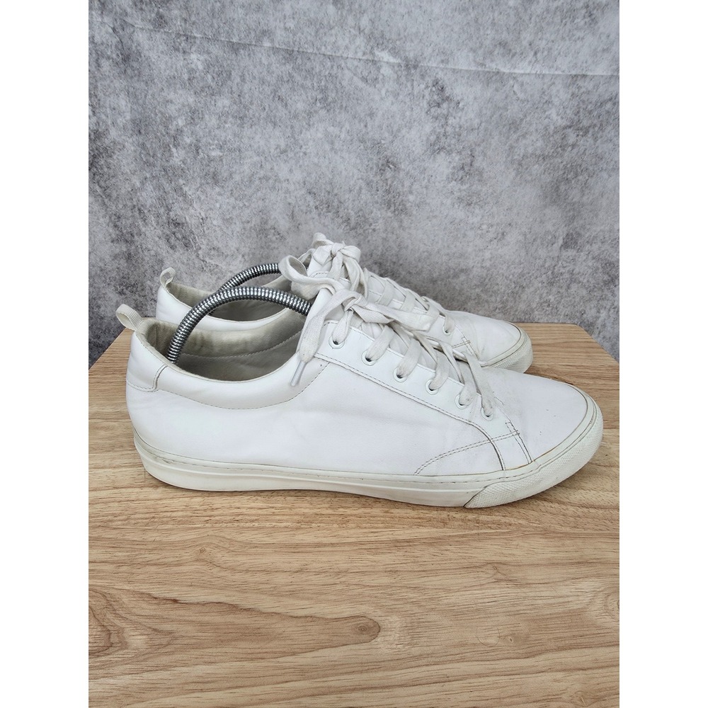 Banana Republic Sneakers Mens 12 White Leather Low Top Casual Shoes 420256-03